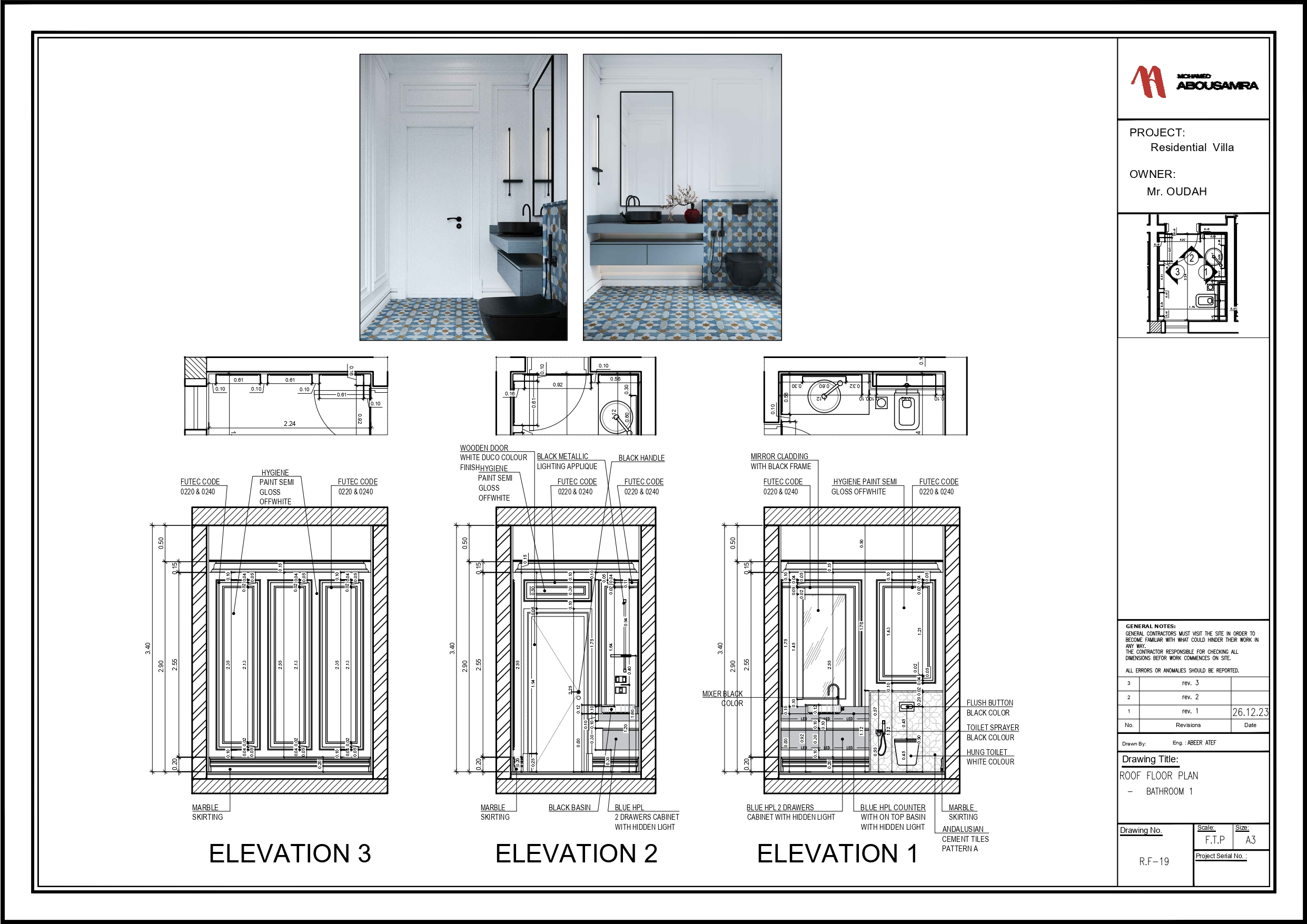 PRIVATE VILLA IN KSA, ROOF FLOOR-7