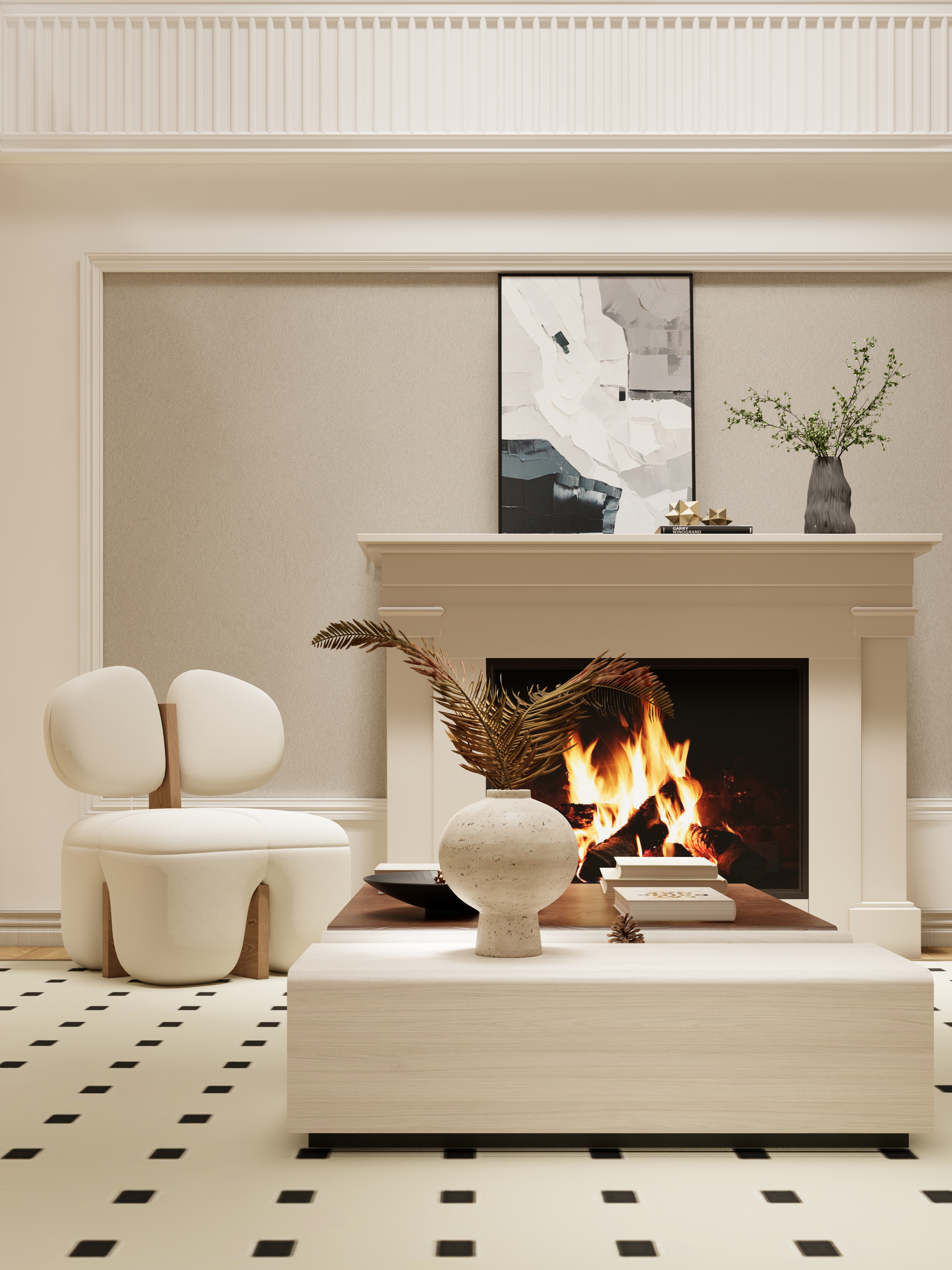 现代美式别墅设计作品丨中国扬州丨南京云间万象空间设计-24