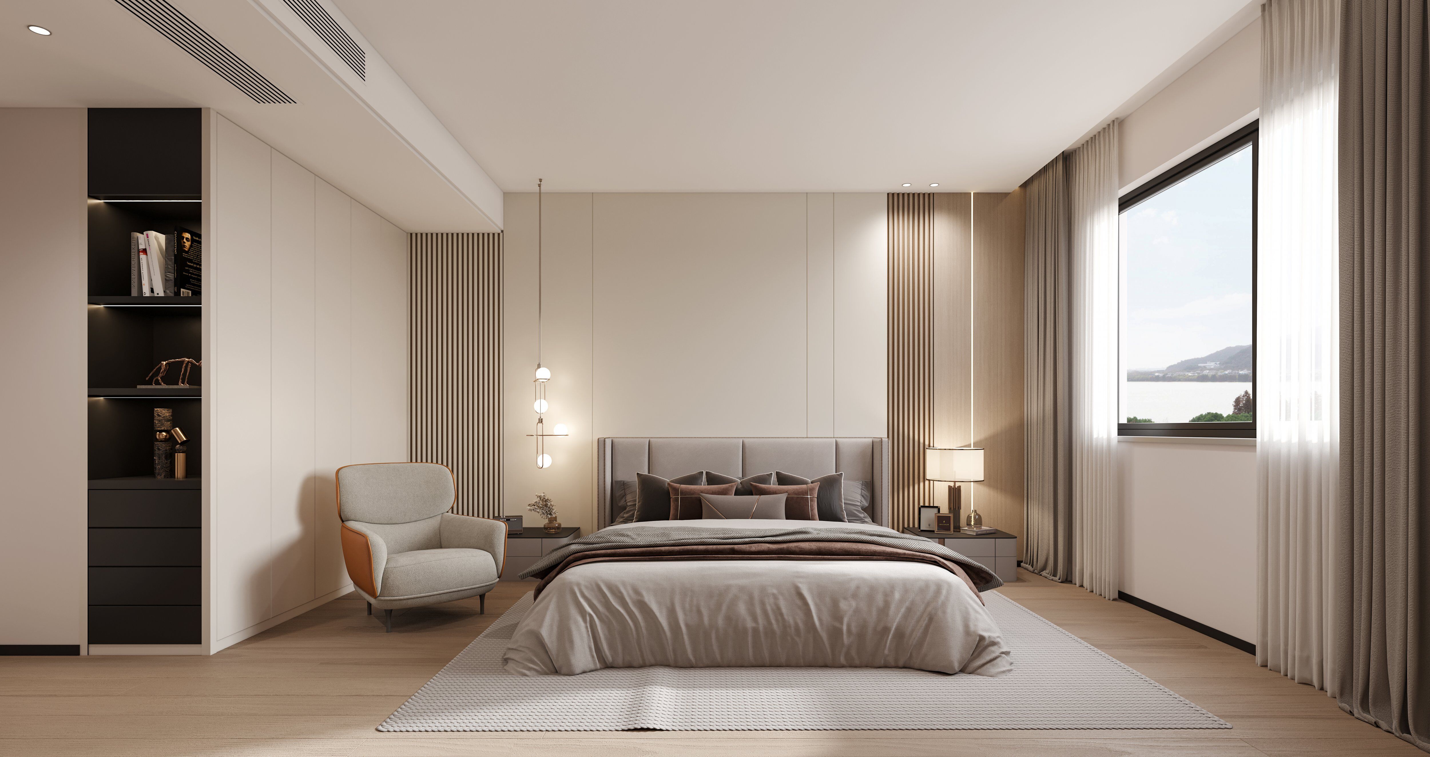 现代风格别墅全屋全景-6