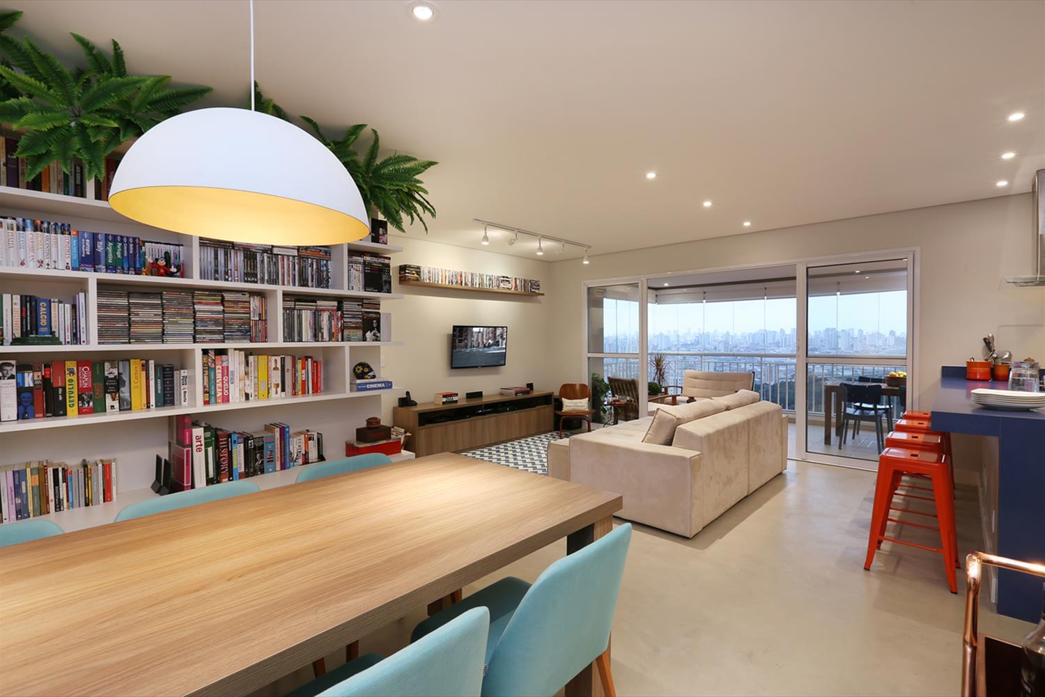 圣保罗 Aclimação 公寓 | 木质魅力与现代工业风-4