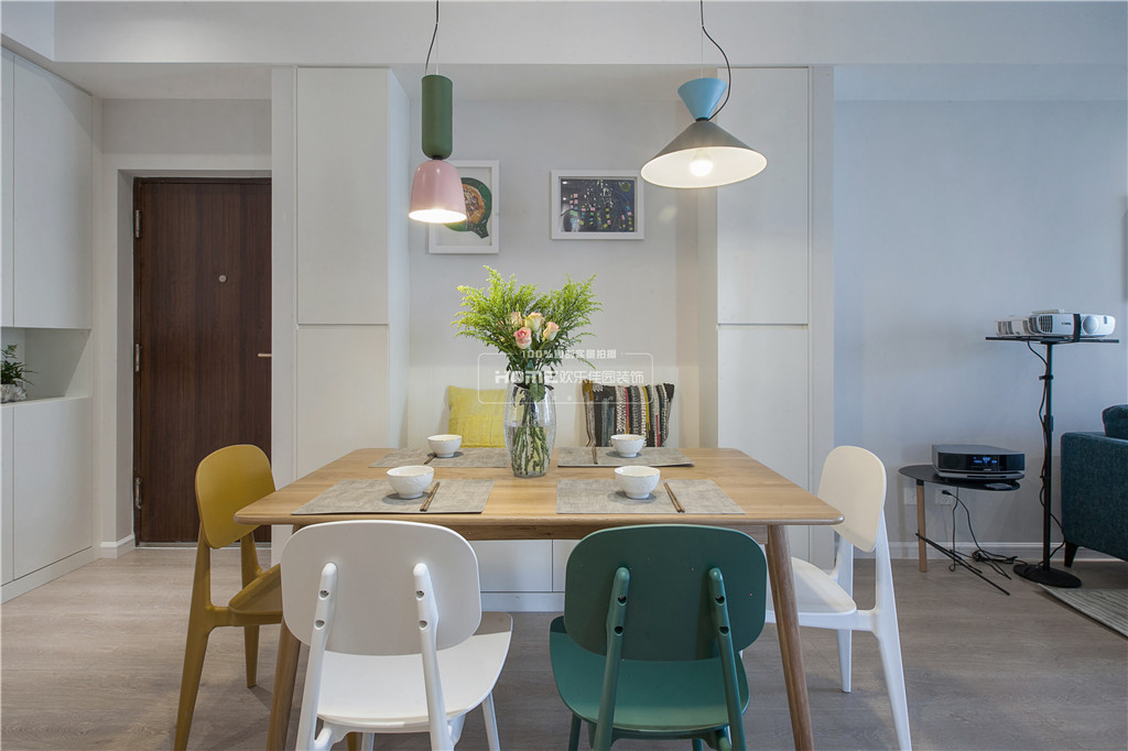 80 平北欧风润城家居,原木清新打造宽敞成长空间-25