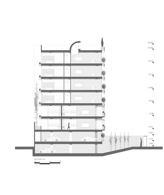 山景融合的住宅设计 · Koohsar Apartment丨伊朗-13