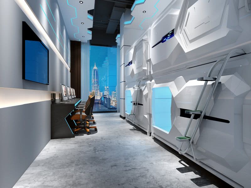 重庆太空舱电竞酒店设计丨中国重庆-3