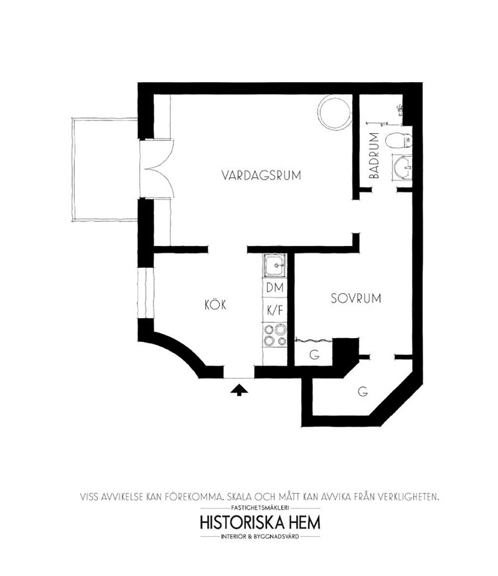 温馨舒适的斯德哥尔摩公寓设计-25