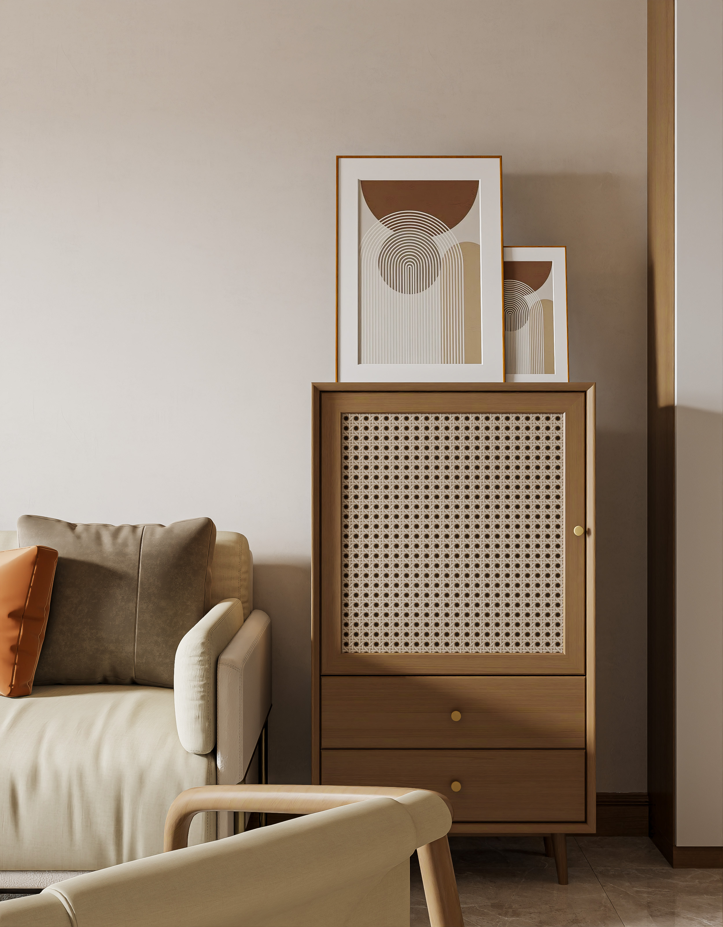 北欧风 | 客餐厅空间设计-5