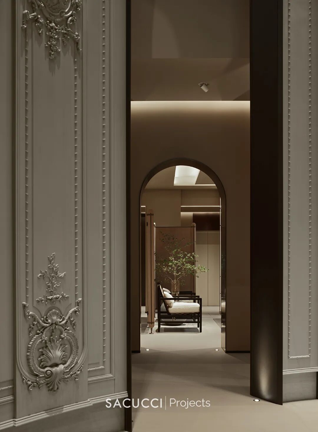 SACUCCI北京首席公馆木作展厅丨中国北京-50