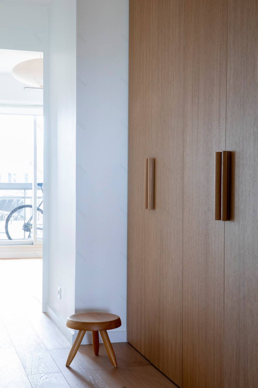 巴黎 70 平米公寓的现代改造 | 留住美景,融入温馨-17