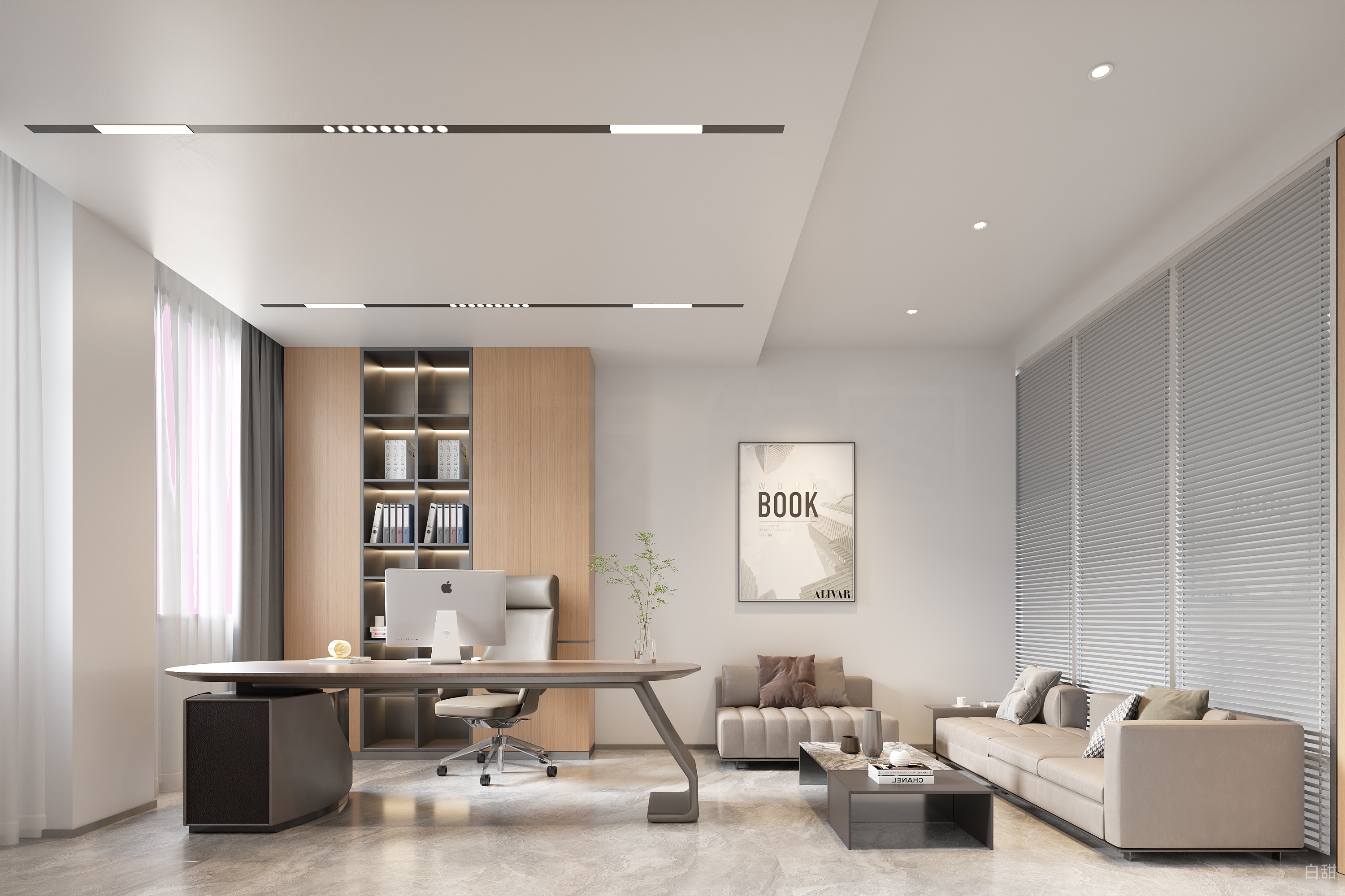 一隅静谧，办公空间的诗意叙事-2