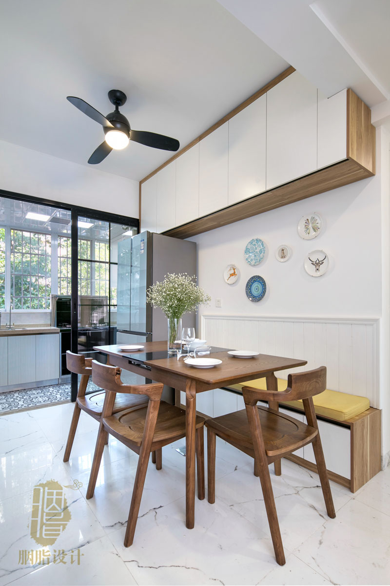 华南理工南秀村四口之家北欧风改造-21