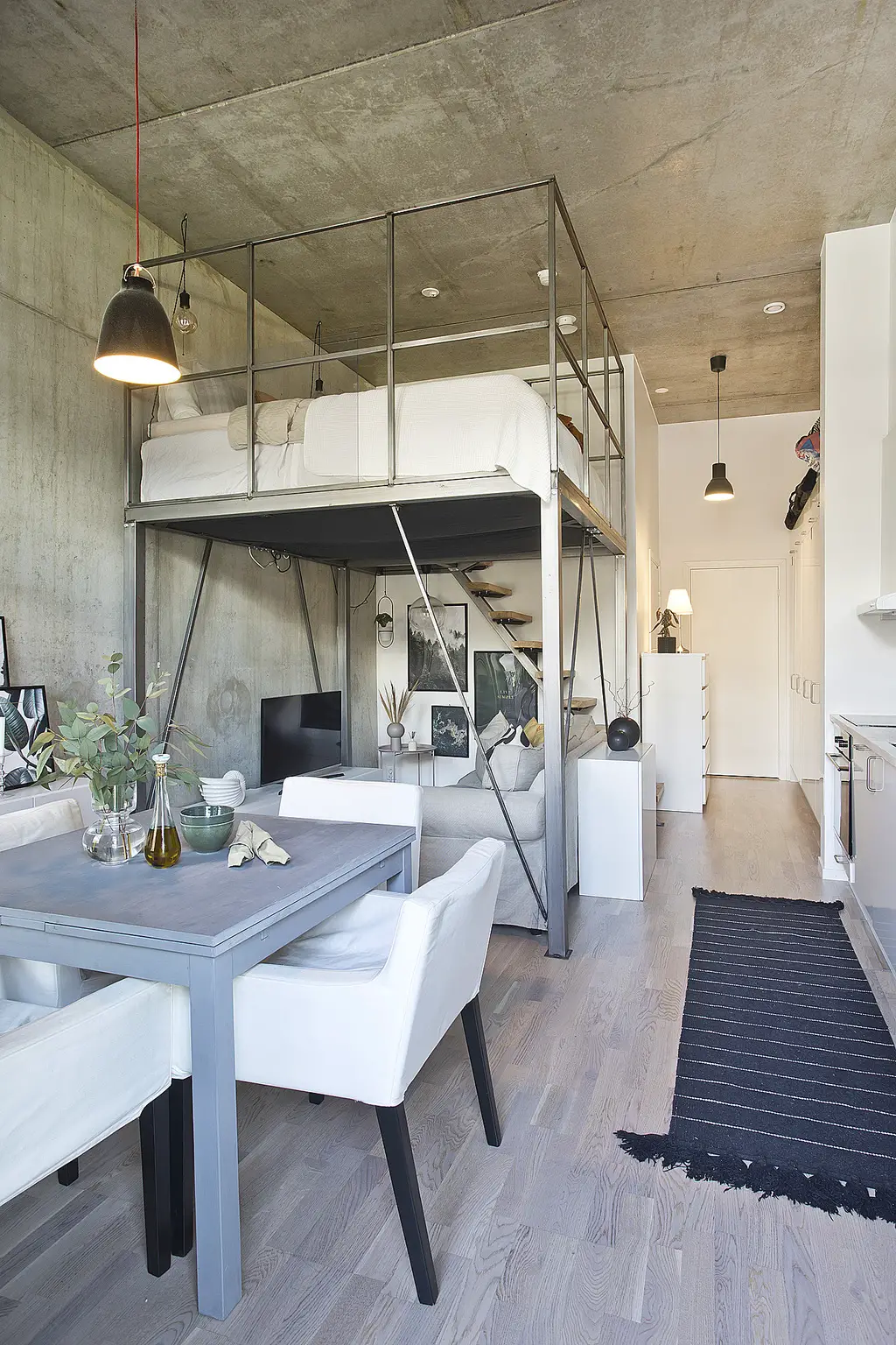 33m2 工业风工作室，完美融合空间与风格-2