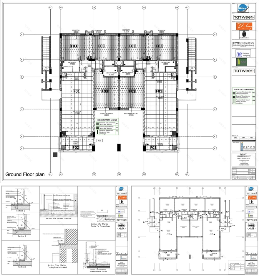 首层地面铺装施工图设计-10