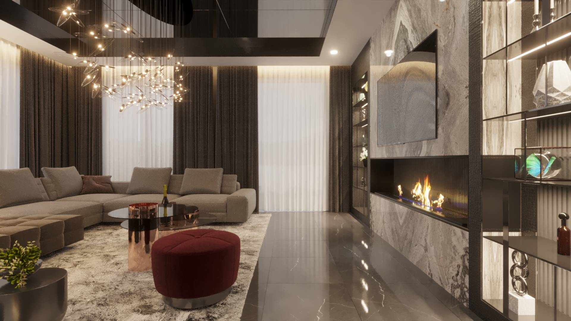 Villa Reception & Kitchen-11