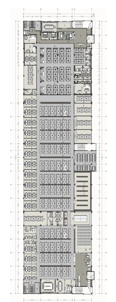 美设奖×13000 平现代简约办公室设计解析-0