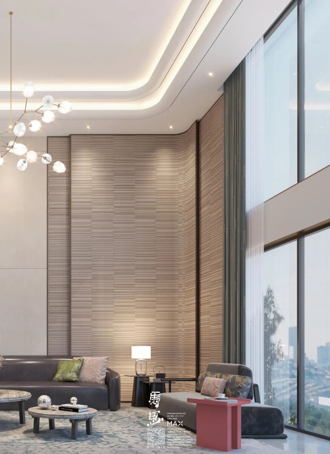 马思室内设计 | 现代轻奢别墅, 间至味是清欢-71