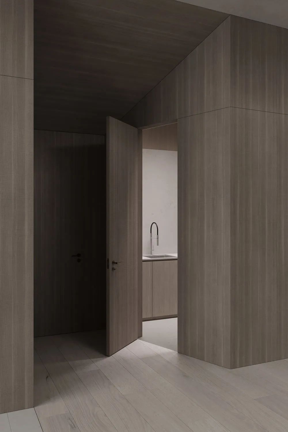 盐系简约,静美!灰白木色打造宁静家居空间丨星艺装饰广州总部-55