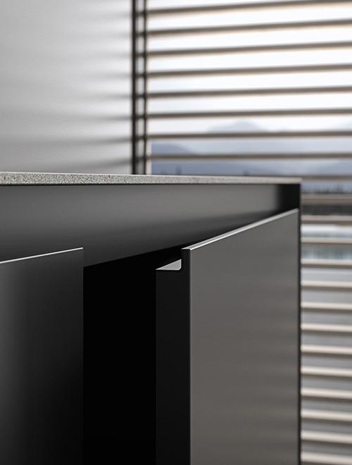 SKILL - минимализм кухни с островом  | Modulnova Cucine-21