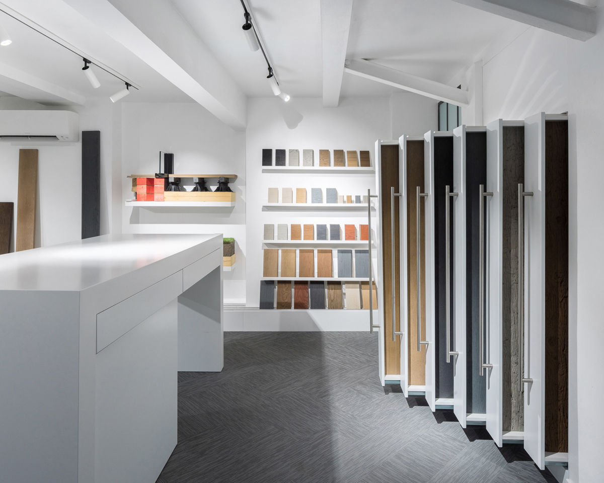 伦敦 Millboard 展示厅与办公室 - 木质户外地板的创新展示-10