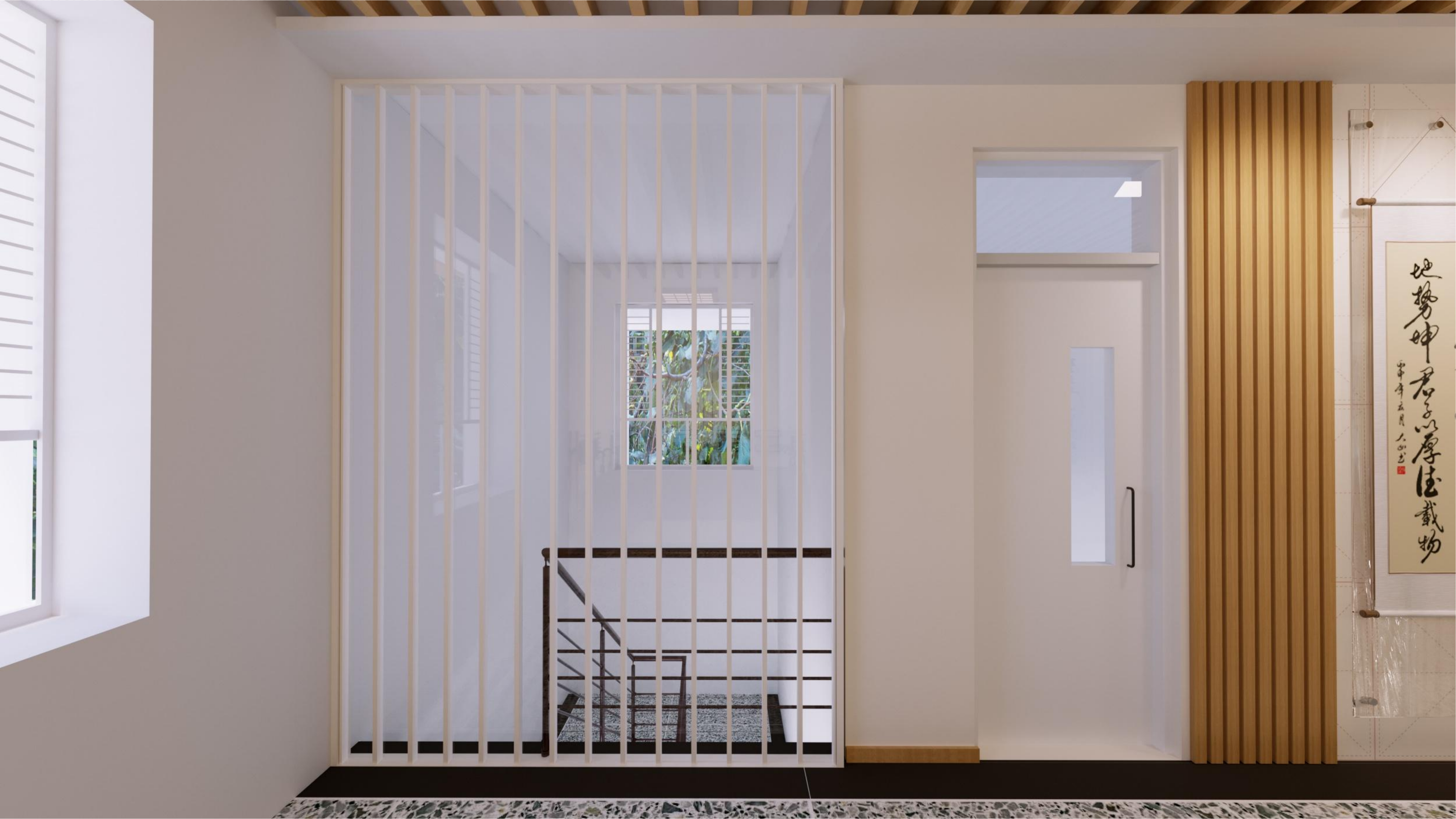 某学校书法走廊设计-1