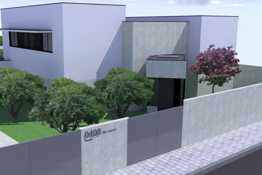 巴西 E.D01 住宅 | 封闭式设计打造安全舒适居住空间-2