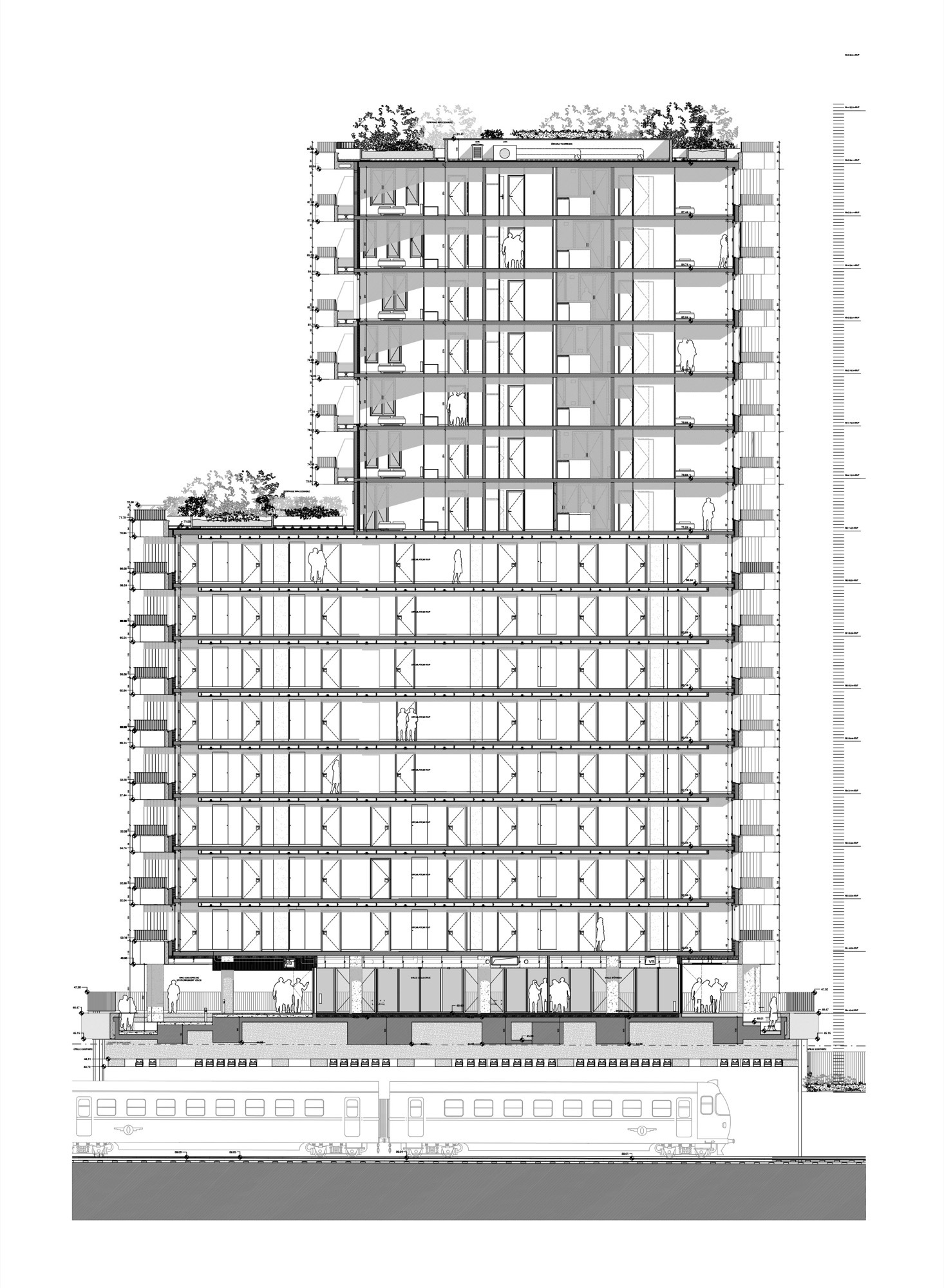 黄金塔公寓丨法国巴黎丨Ignacio Prego Architectures-22