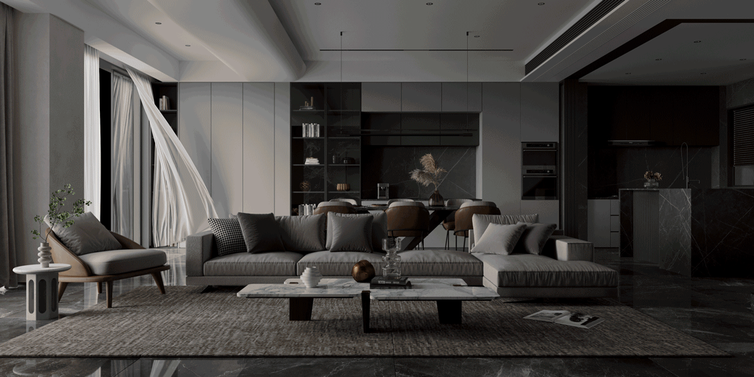 灰调极简奢华空间 · 重庆华侨城·岚溪云墅丨中国重庆丨唐士力,程沁,钟文-27