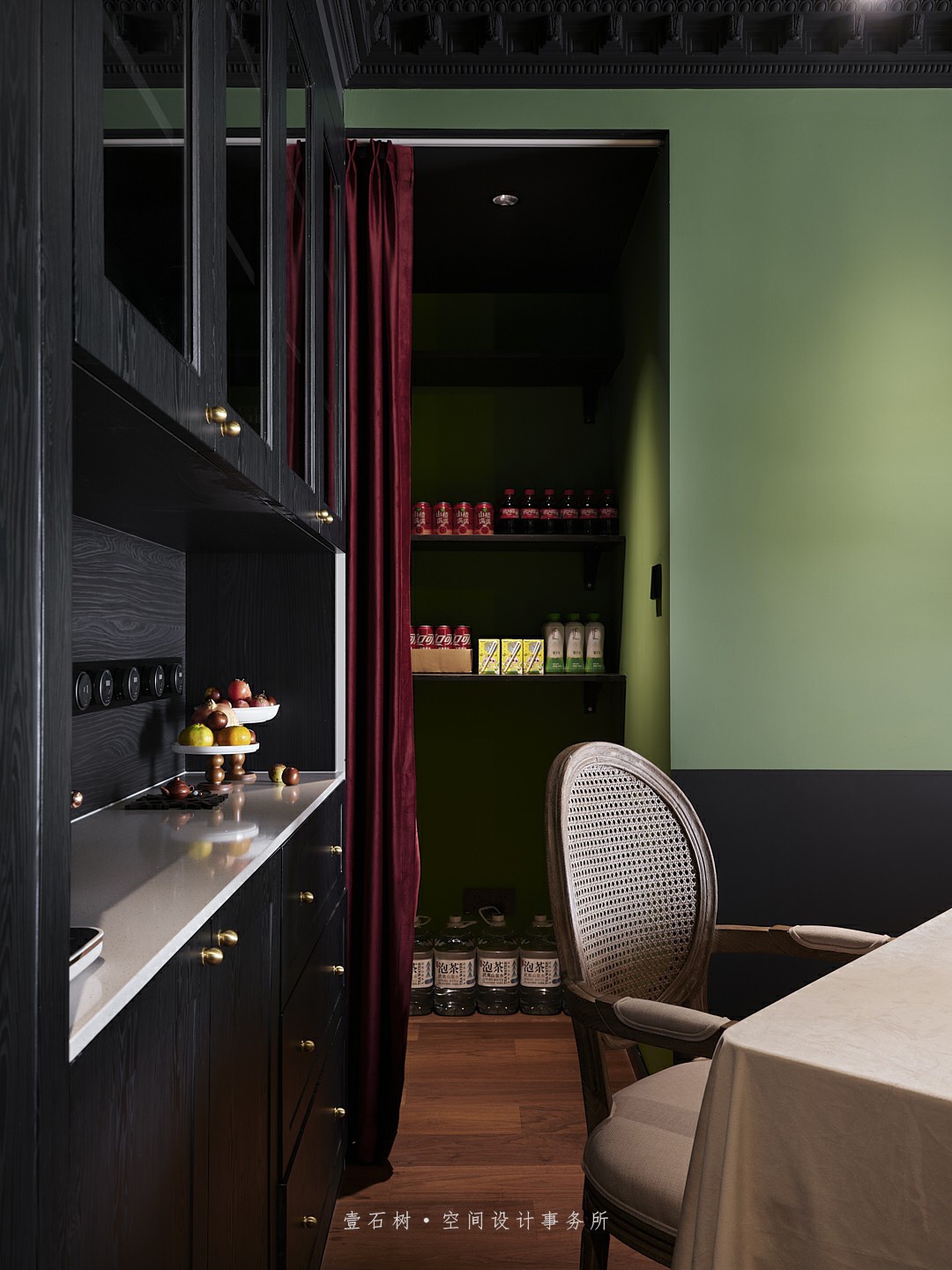 荣誉花园复古风格设计丨壹石樹空间设计事务所-50
