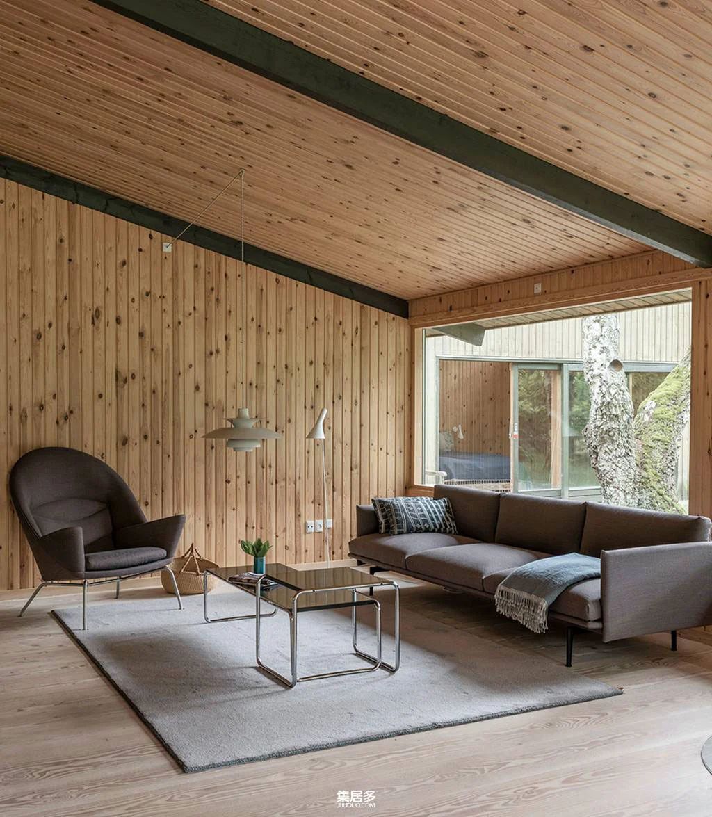 森林中与大自然融为一体的舒适小木屋-4