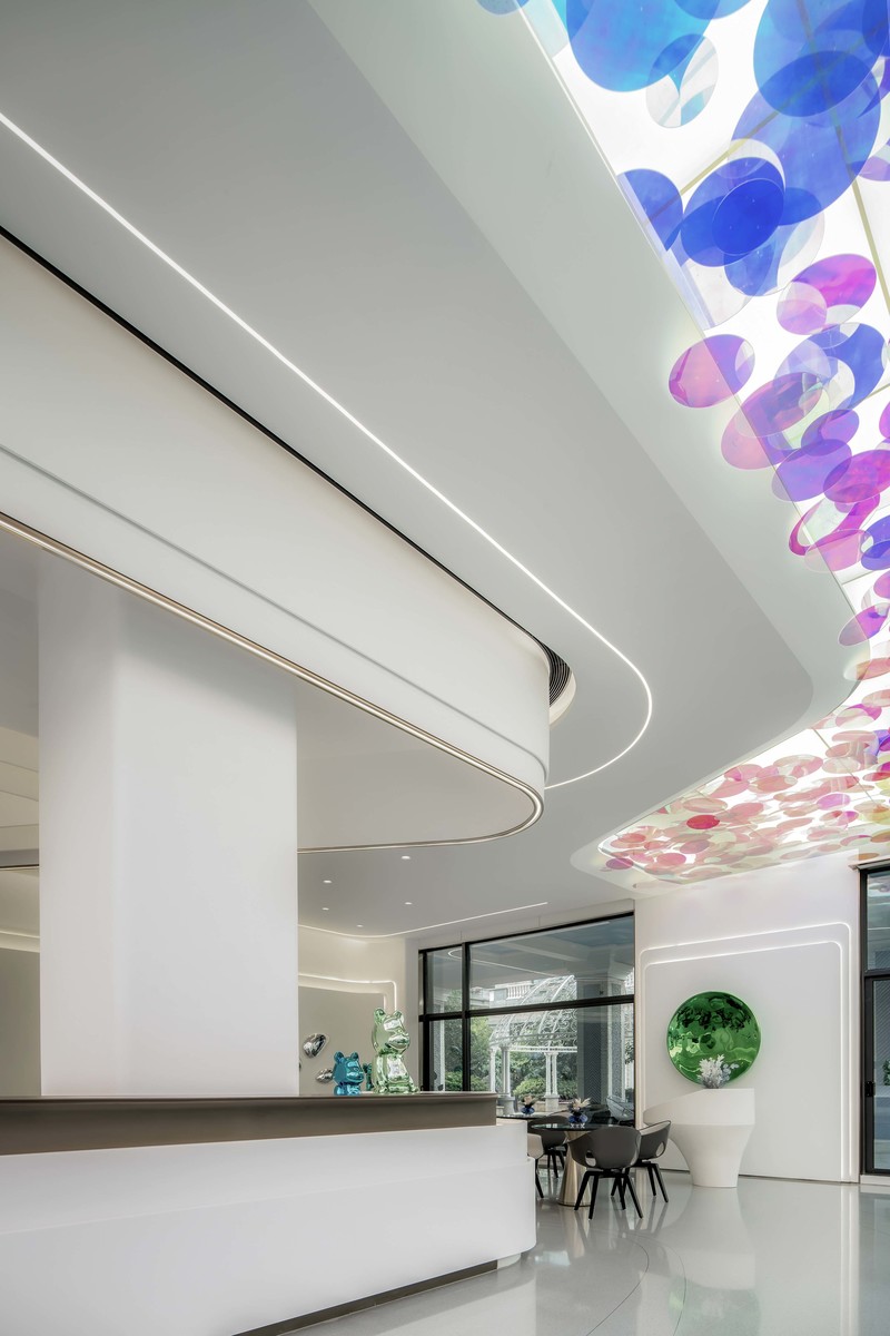 上海中海长宁第售楼处——炫彩烟花美学空间-45