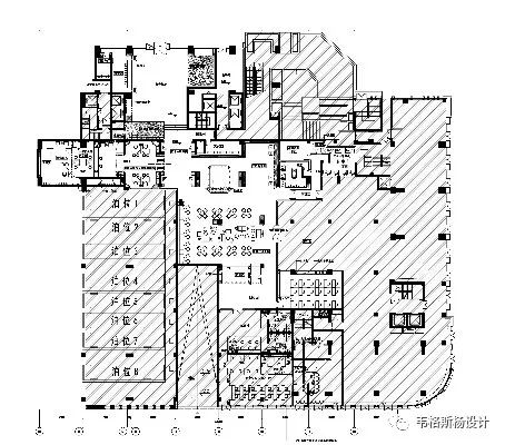 蓝郡公馆销售中心 | 简约纯粹,展现空间张力-24