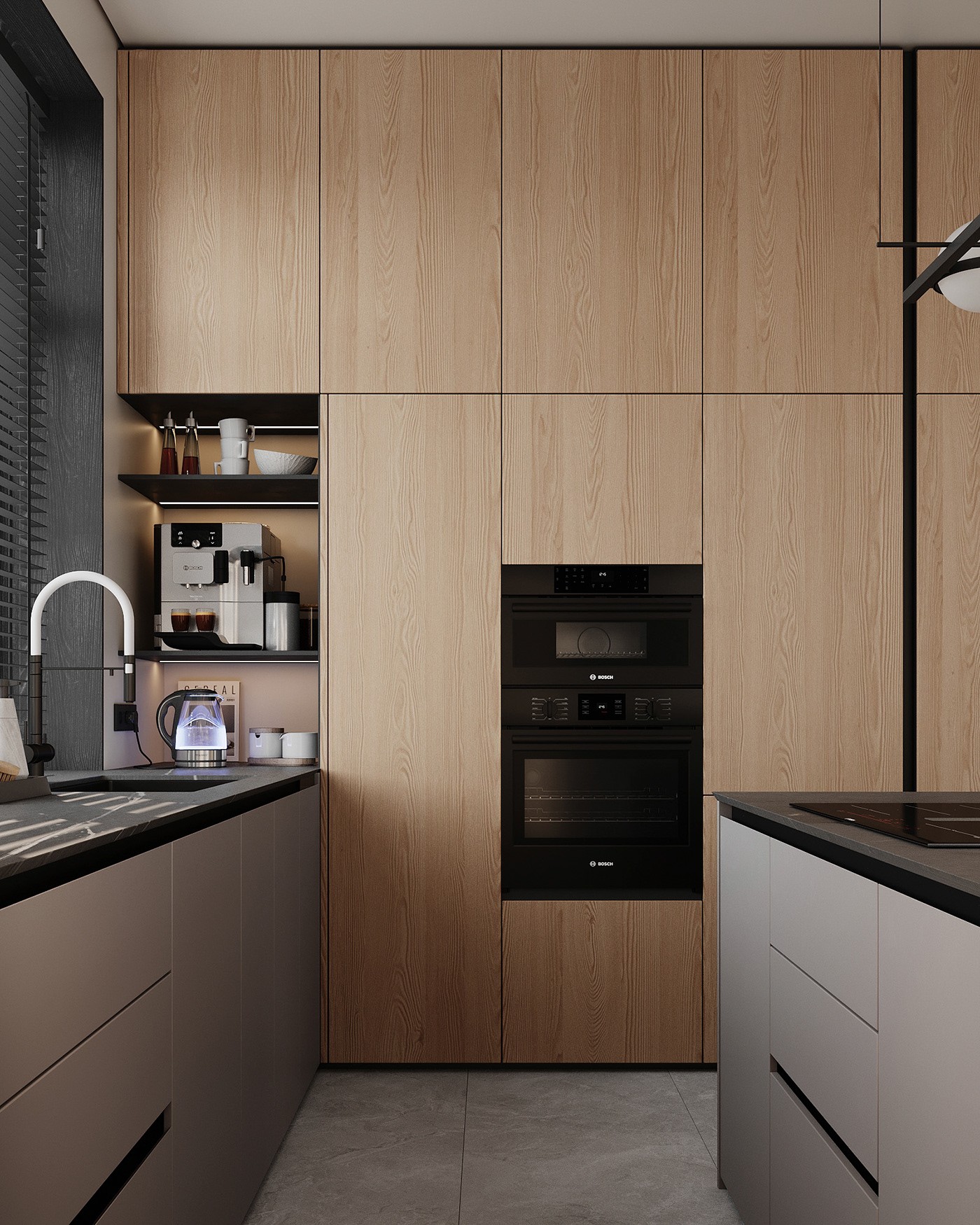 咖色空间 经典高级的设计！-5