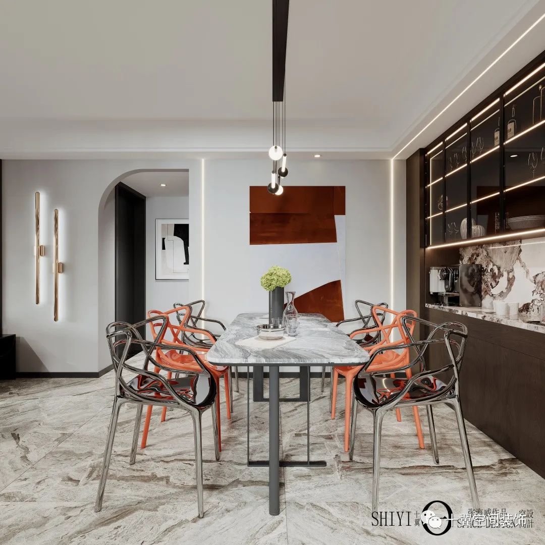 淳厚咖啡香 · 张海威的新中式设计魅力丨十翼空间装饰-33