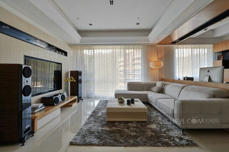 邑品空间设计——感受自然光感与开阔尺度的紓压空间-12