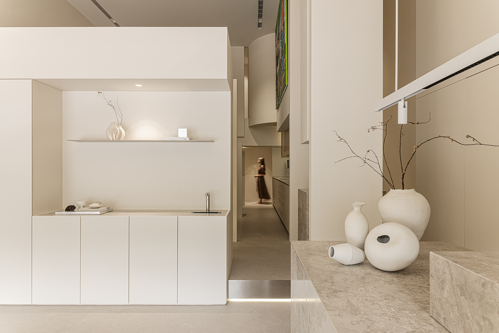 重塑空间,轴线与人的关係,打造艺廊般的牙医诊所丨大向设计Dimension Design-24