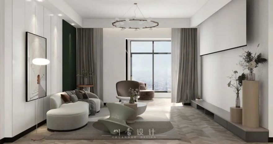 合肥天鹅湖一号 102㎡现代简约婚房,观景阳台打造浪漫生活-30