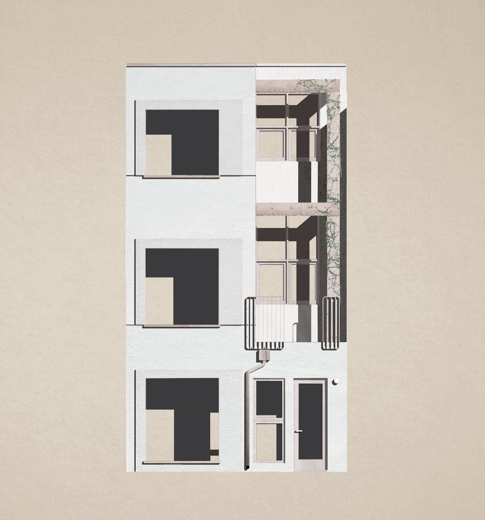 A Touch of Wabi Sabi:布鲁克林联排别墅丨美国纽约丨TBo Architecture-17
