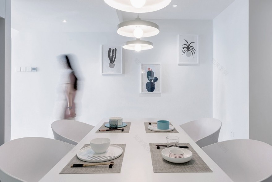 凡白空间—北京三元桥150㎡旧房改造︱门里品牌-8