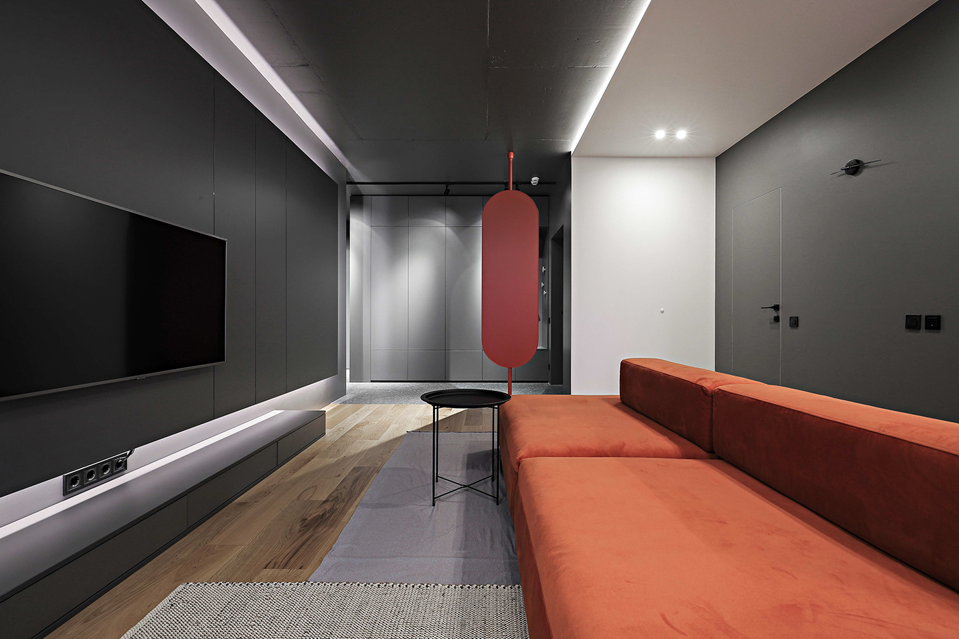 高级黑公寓设计丨乌克兰基辅-8