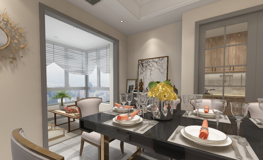 高级灰轻奢混搭美宅-16