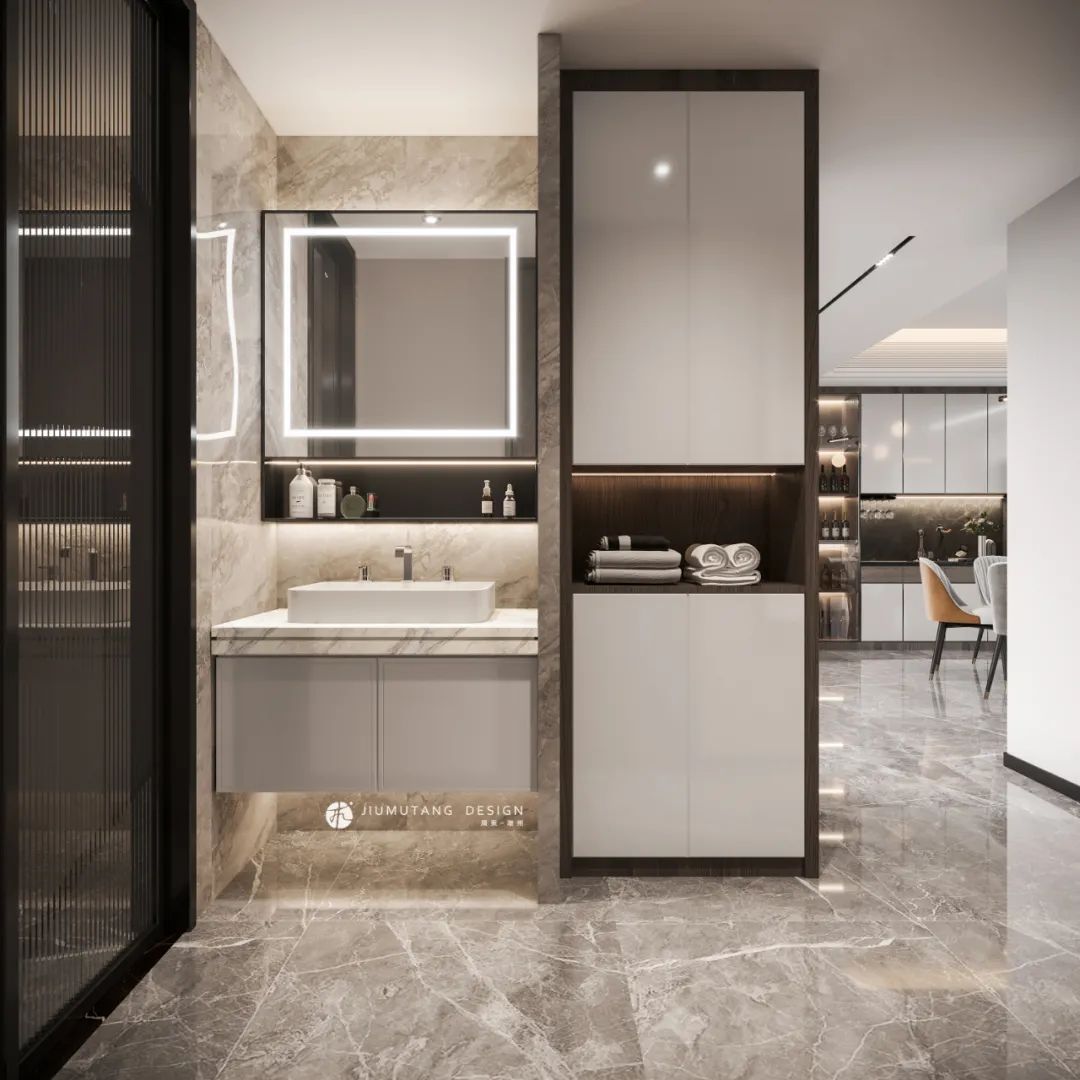 潮州海博熙泰四期现代简约家居设计丨中国潮州丨潮州市玖木堂装饰设计有限公司-33