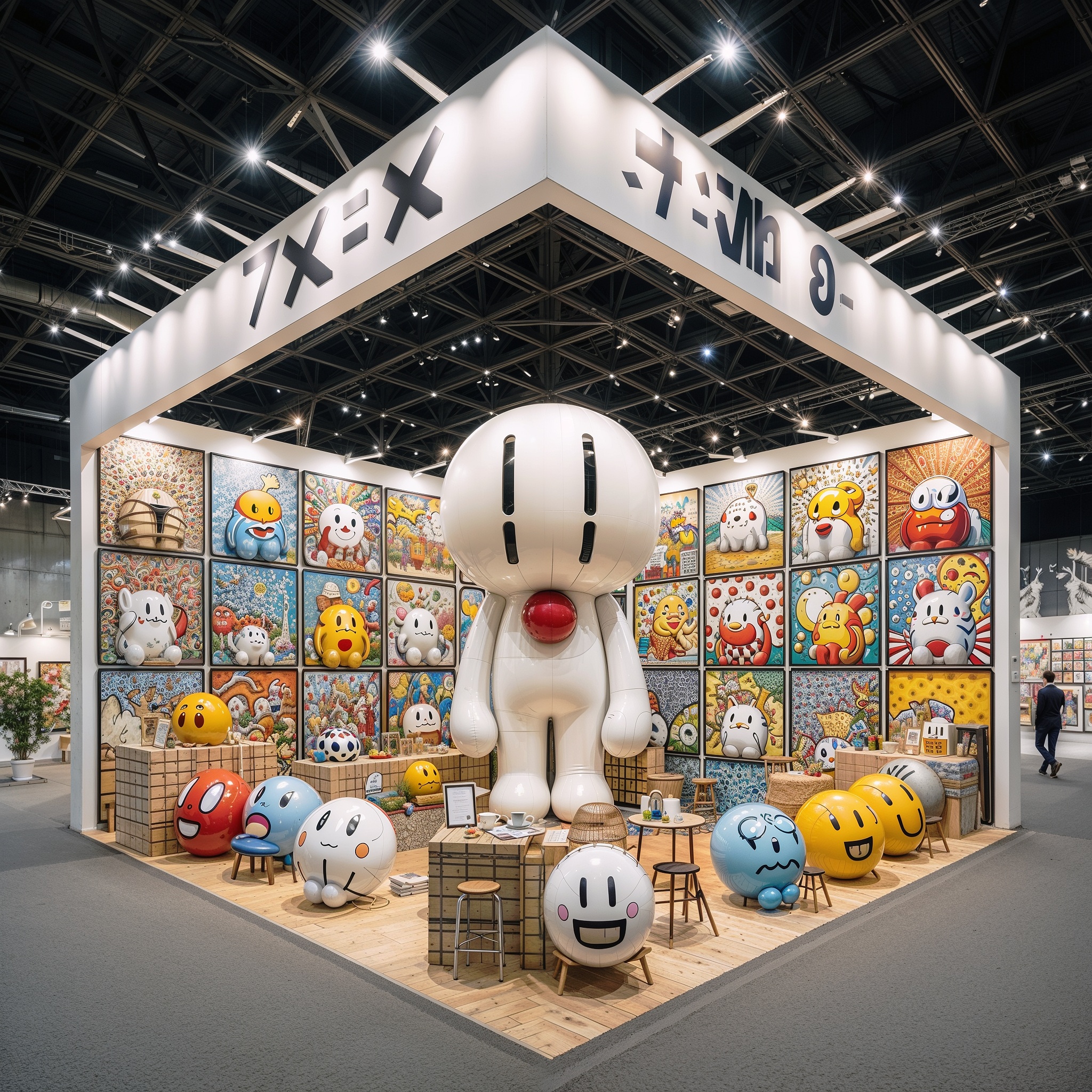 Exhibition stand TAKASHI MURAKAMI ai booth-3