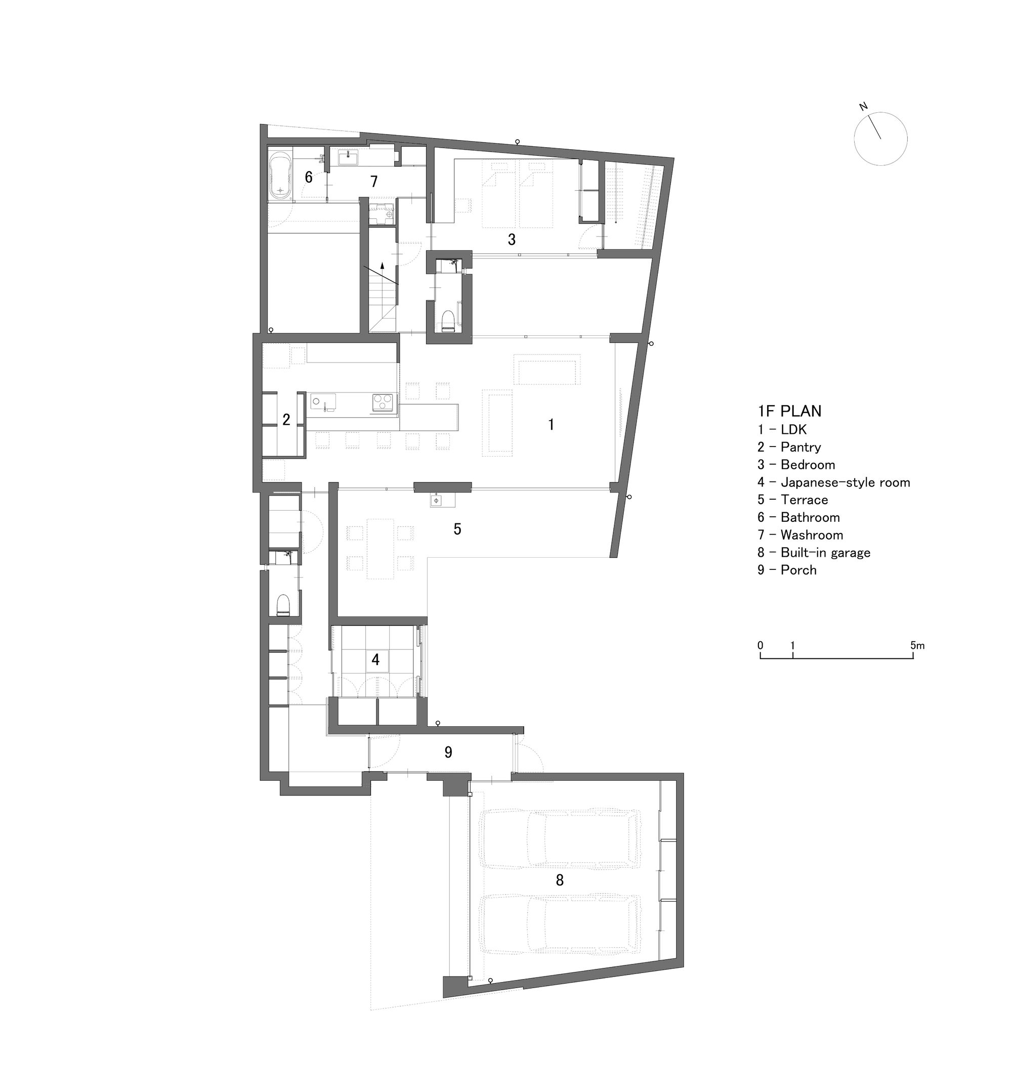 福特 7 号屋丨日本宫崎丨Takeshi Ishiodori Architecture-14