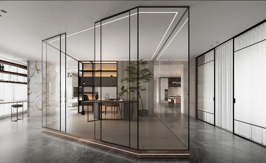 复地金融岛 390㎡现代轻奢家居，温馨舒适与时尚品质的完美融合-30