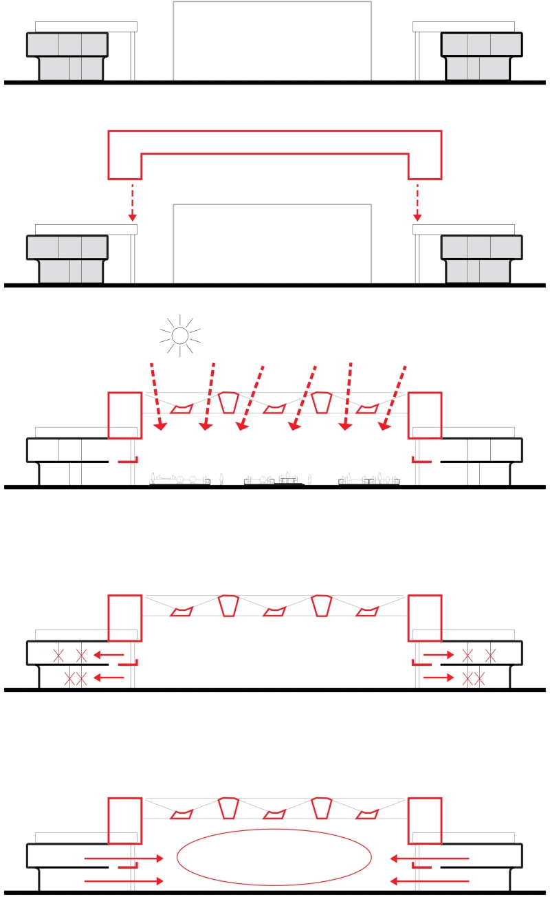 已有建筑中新空间的挖掘：镂空天花板，打造满溢阳光的中庭医学中心-16