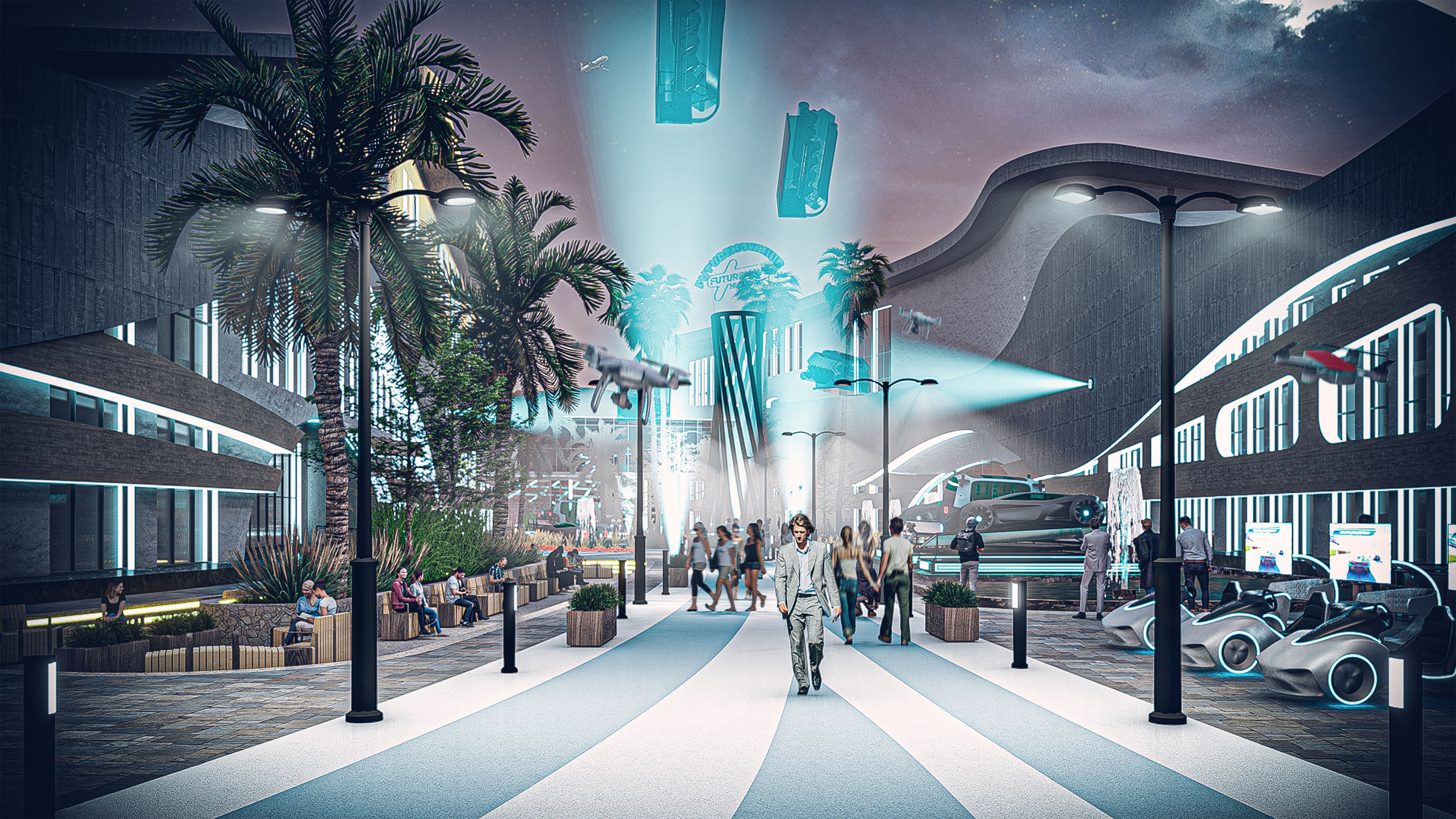 毕设丨FutureMove Hub 商业综合体-2