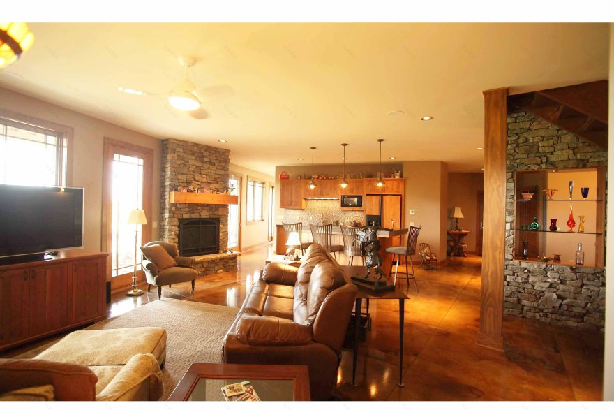 明尼苏达州北部现代农场风格退休宅-33