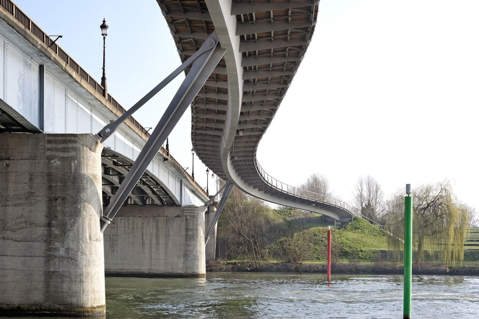 Dietmar Feichtinger塞纳河人行天桥丨法国丨Dietmar Feichtinger Architectes-23