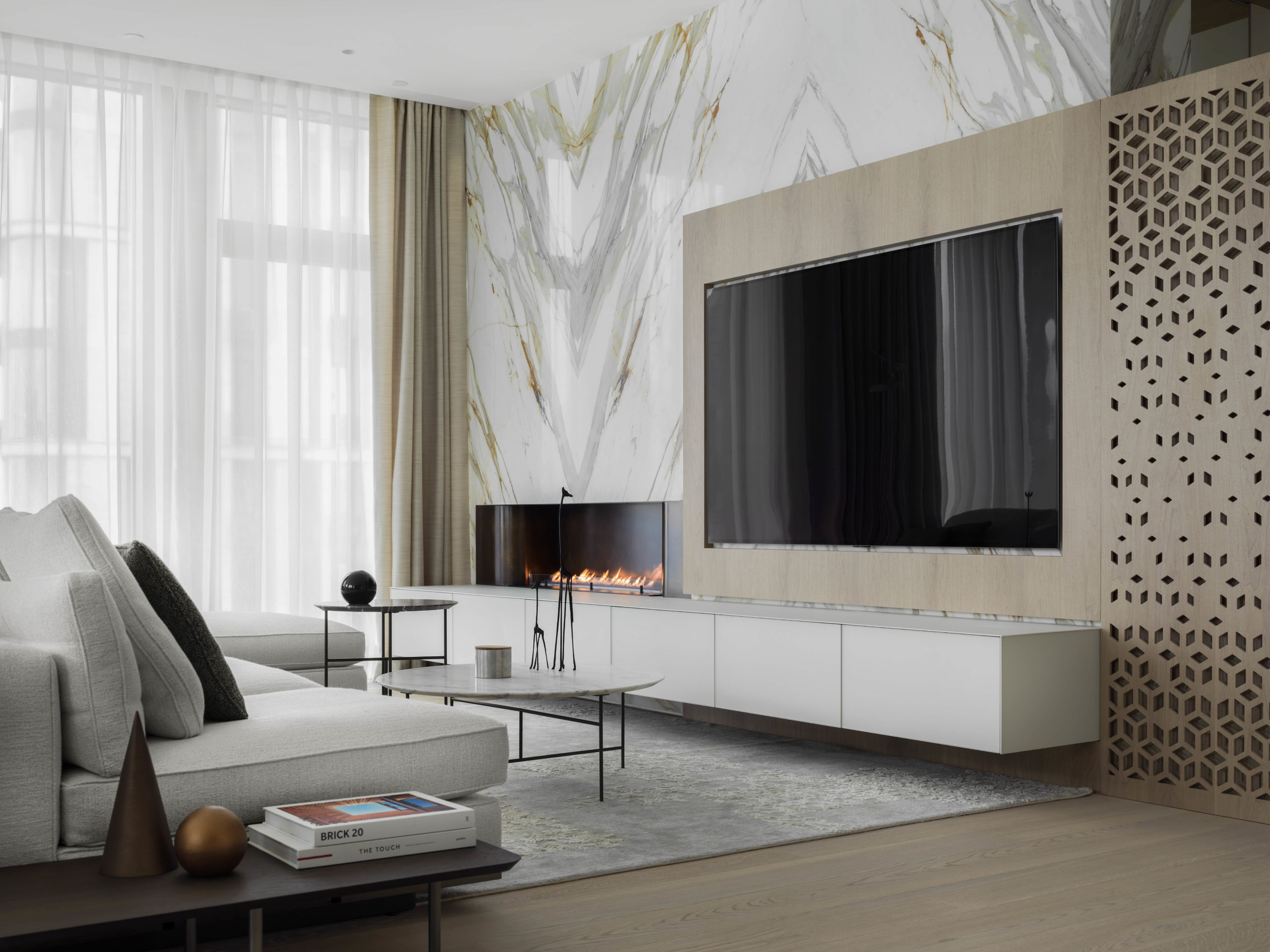 ЖК «Воробьев дом» 200平公寓室内设计丨俄罗斯莫斯科丨Kerimov Architects-13