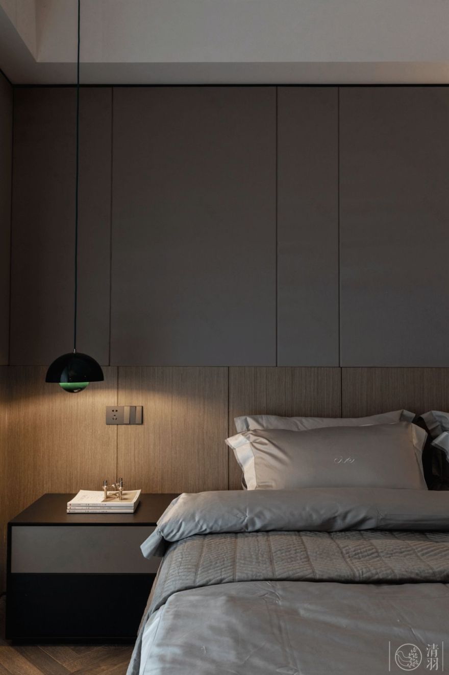 成都市复式公寓的现代简奢花园生活-111