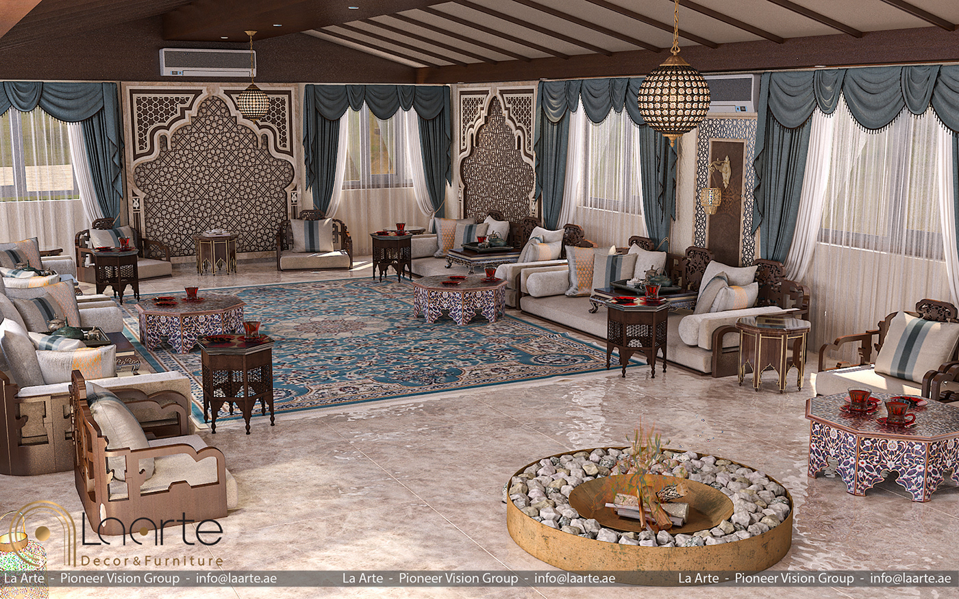 Anastasiya Gushchina丨酒店丨Arabic Islamic Tent UAE-5
