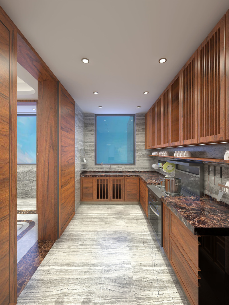 200 平米现代中式入住家装-24